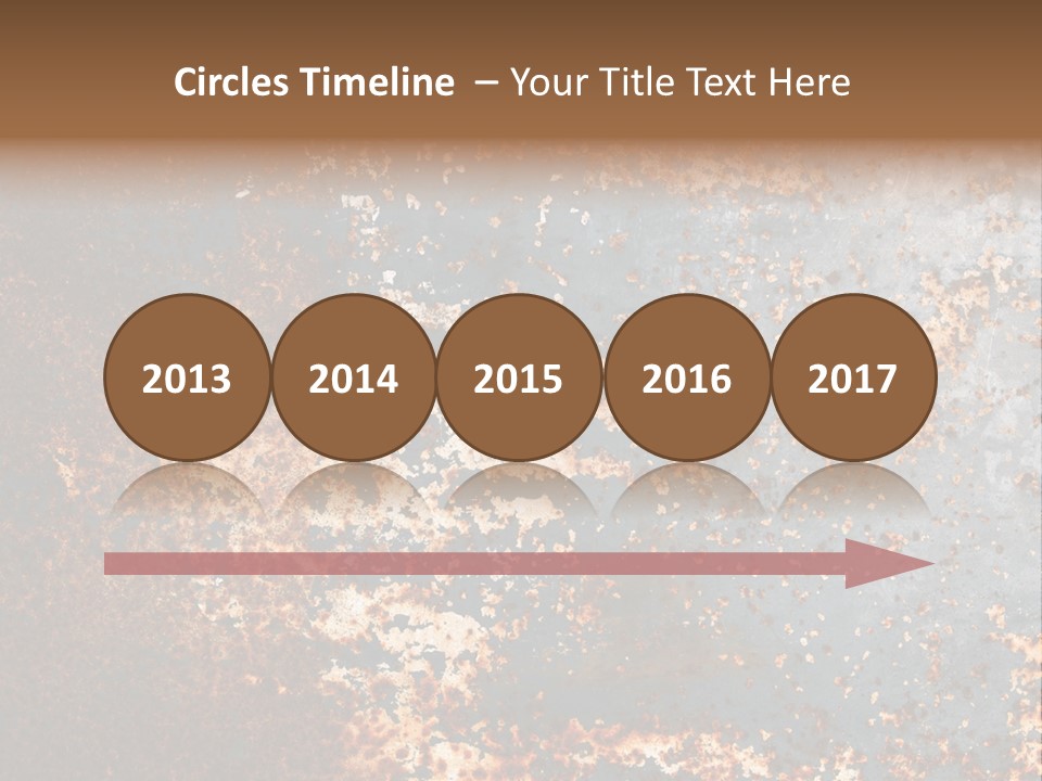 Fashioned Metallic Corrosion PowerPoint Template