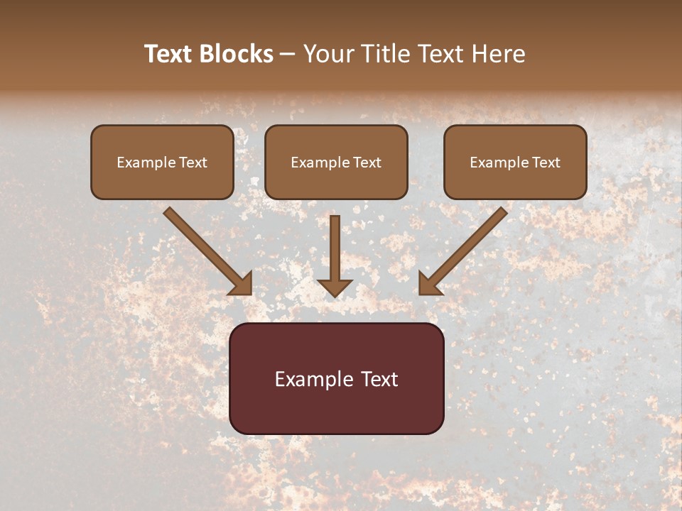 Fashioned Metallic Corrosion PowerPoint Template