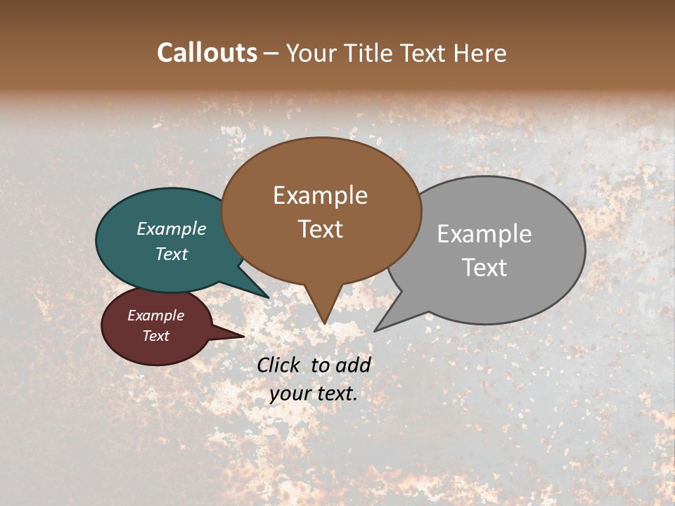 Fashioned Metallic Corrosion PowerPoint Template