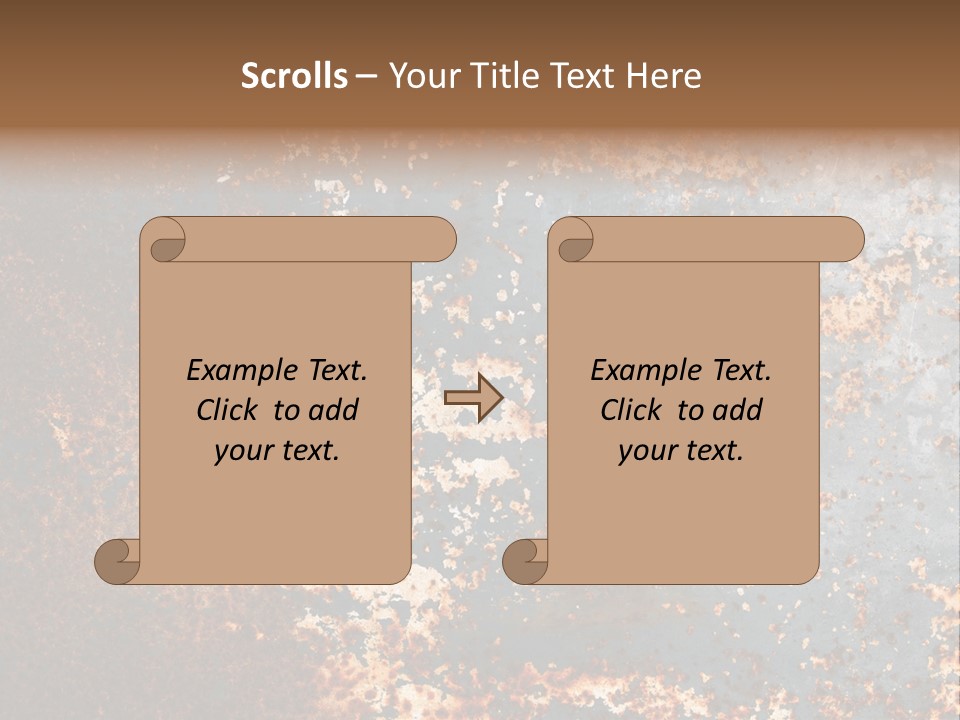 Fashioned Metallic Corrosion PowerPoint Template