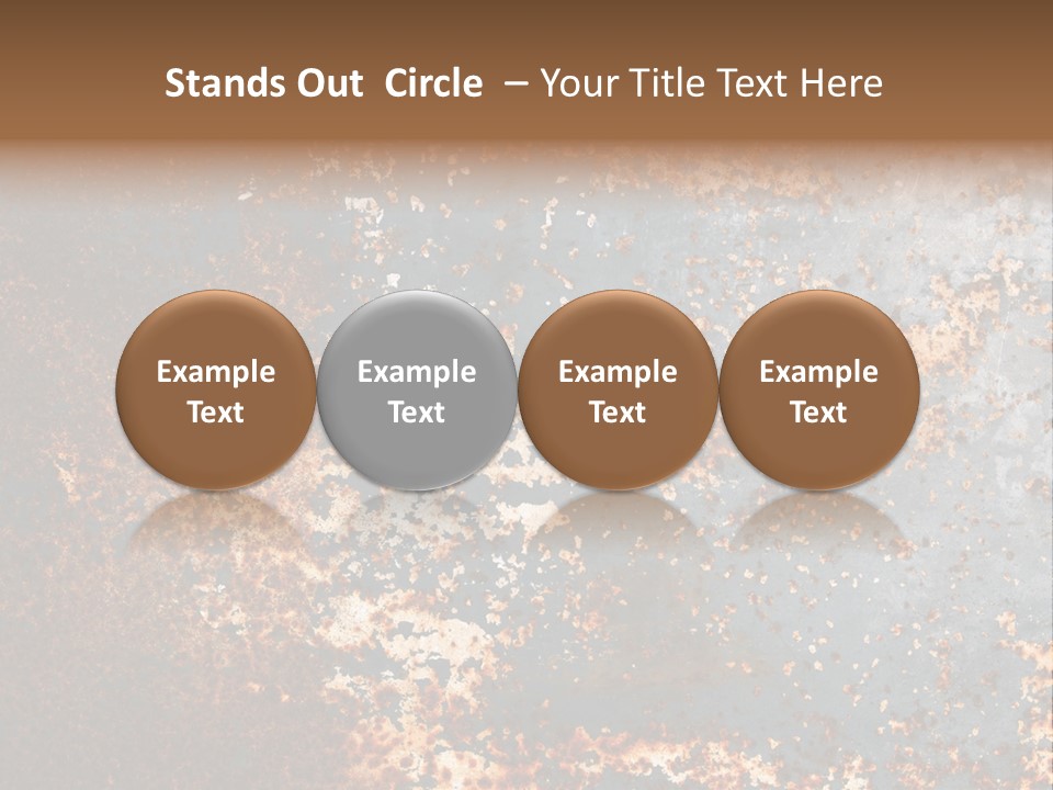 Fashioned Metallic Corrosion PowerPoint Template