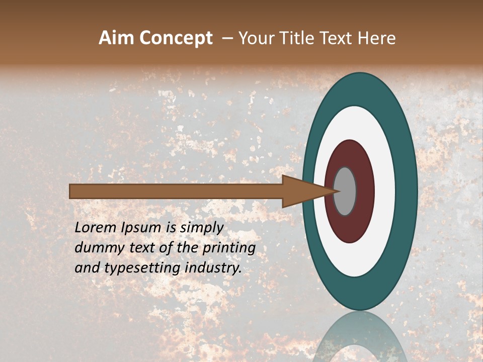 Fashioned Metallic Corrosion PowerPoint Template
