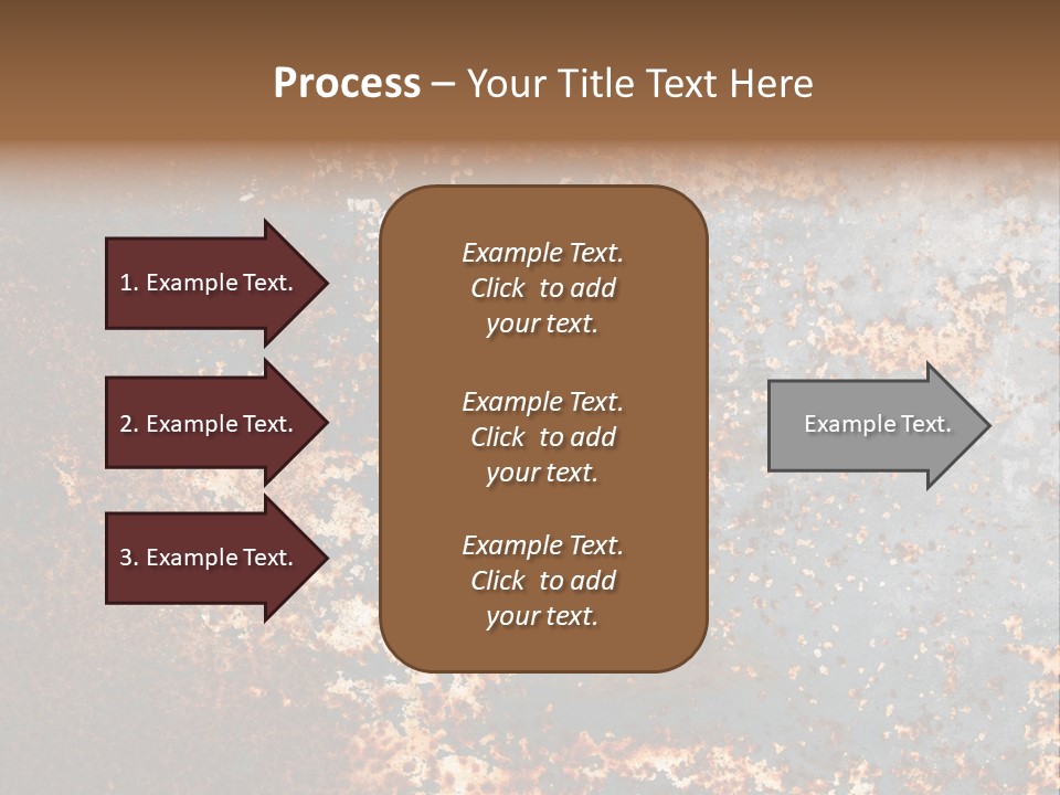 Fashioned Metallic Corrosion PowerPoint Template
