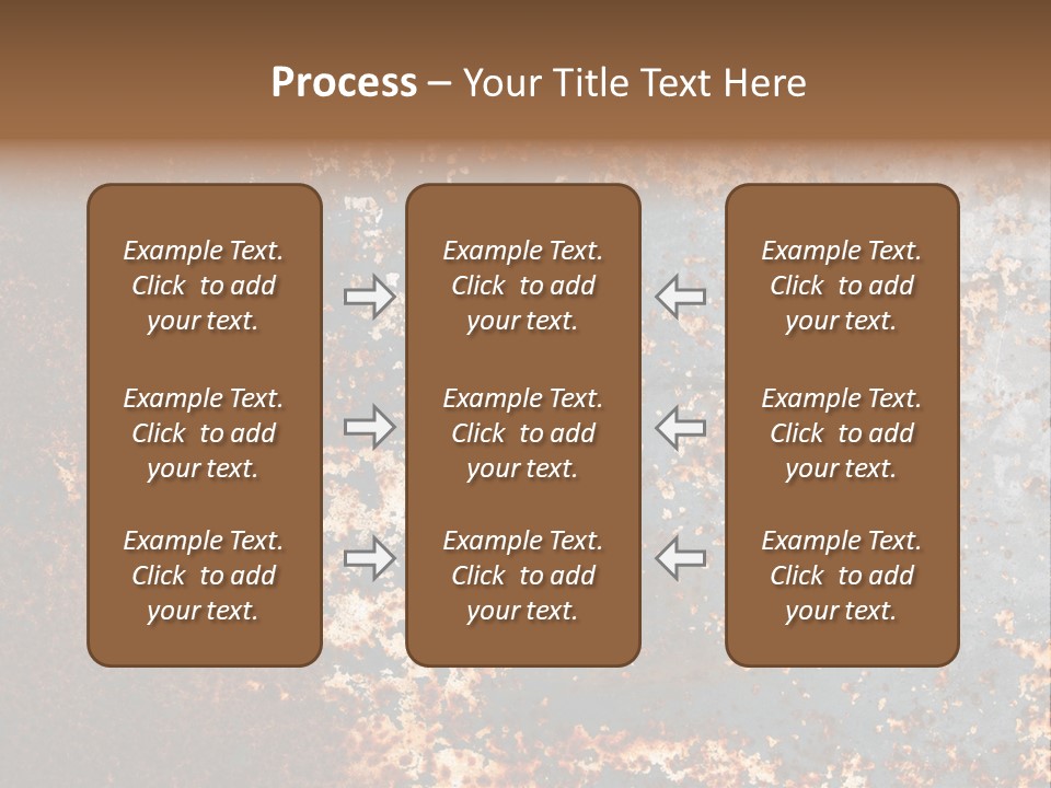 Fashioned Metallic Corrosion PowerPoint Template