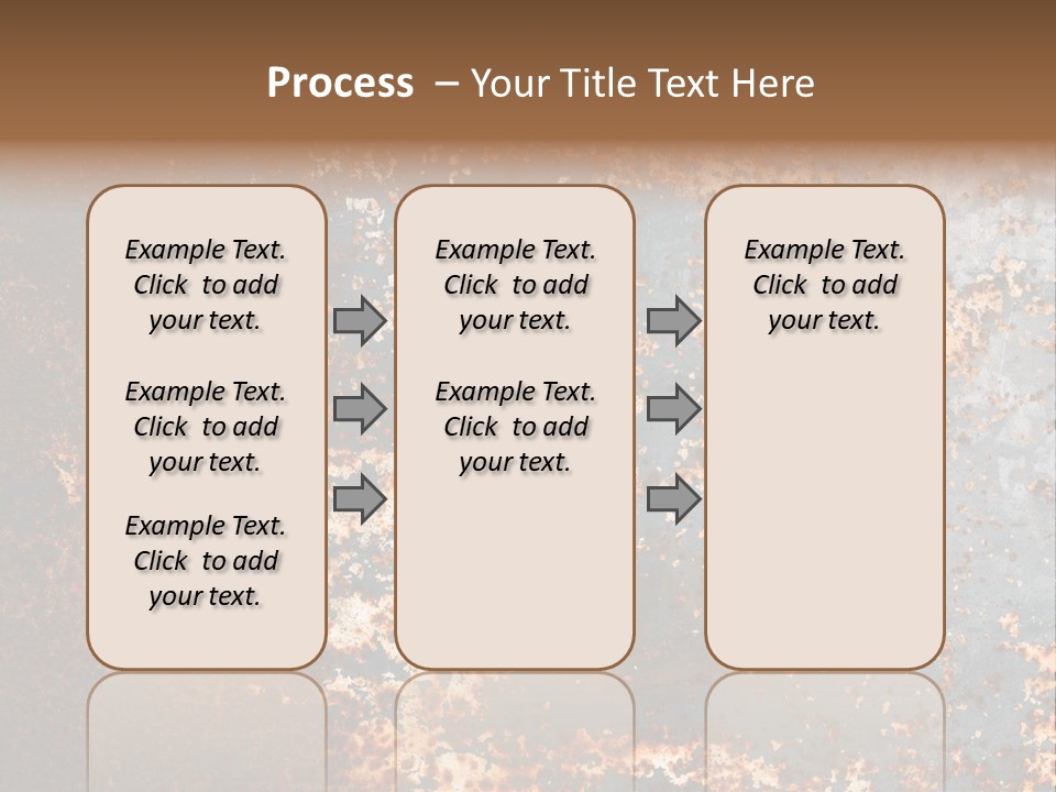 Fashioned Metallic Corrosion PowerPoint Template