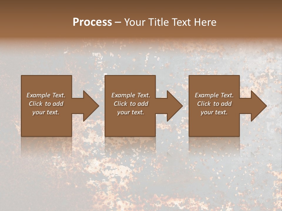 Fashioned Metallic Corrosion PowerPoint Template