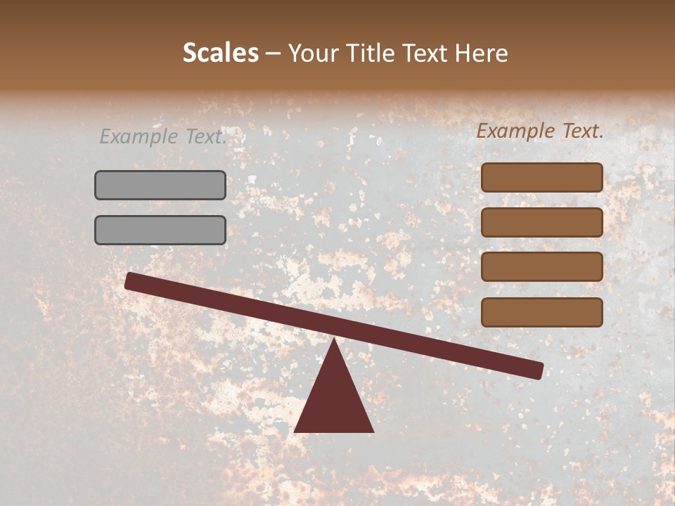 Fashioned Metallic Corrosion PowerPoint Template