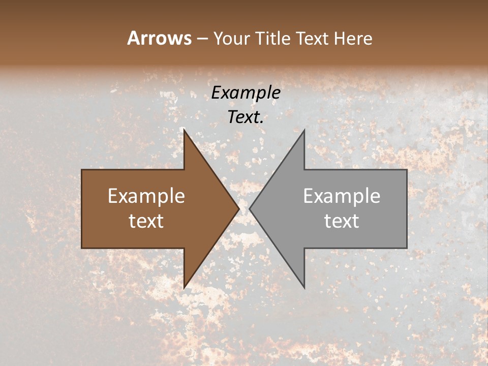 Fashioned Metallic Corrosion PowerPoint Template