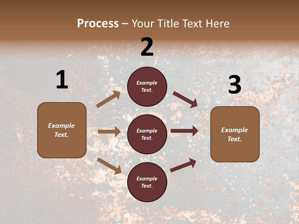 Fashioned Metallic Corrosion PowerPoint Template