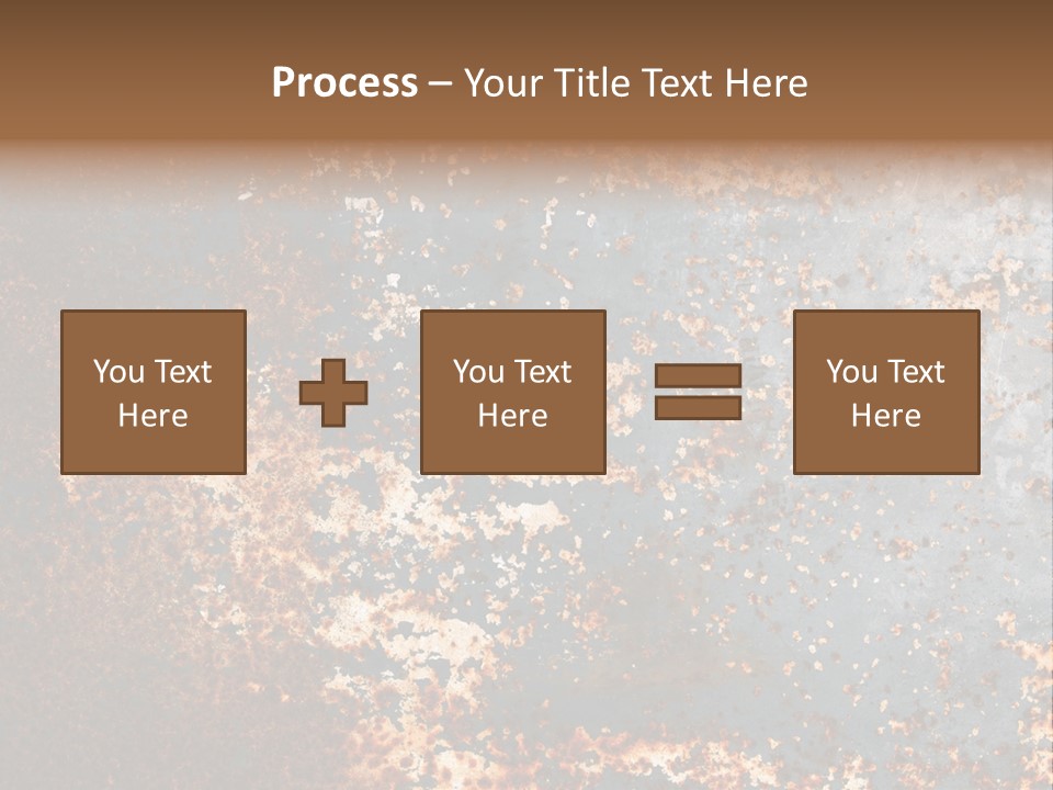 Fashioned Metallic Corrosion PowerPoint Template