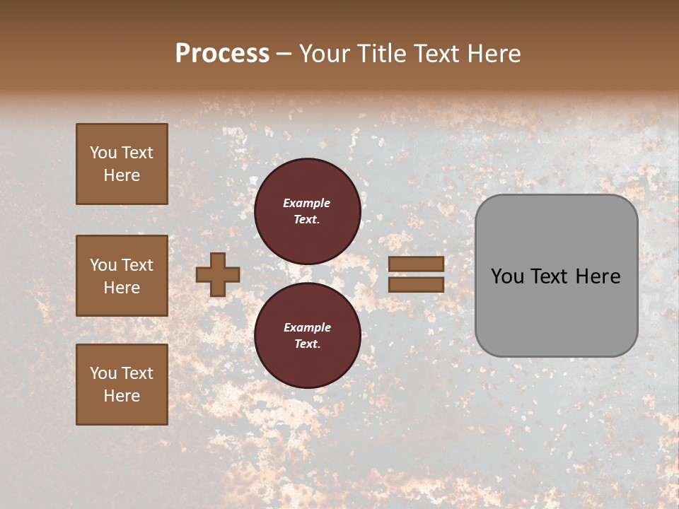 Fashioned Metallic Corrosion PowerPoint Template