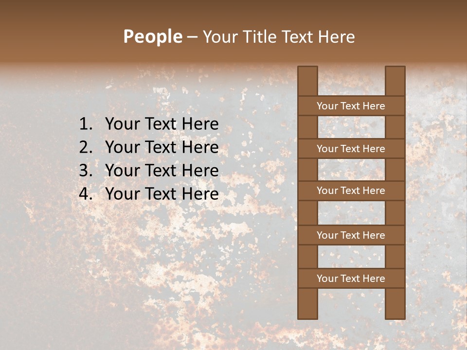 Fashioned Metallic Corrosion PowerPoint Template