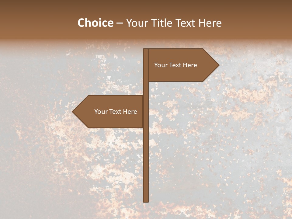 Fashioned Metallic Corrosion PowerPoint Template