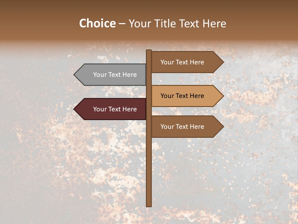 Fashioned Metallic Corrosion PowerPoint Template