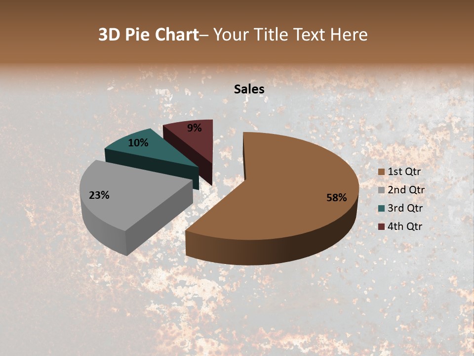 Fashioned Metallic Corrosion PowerPoint Template