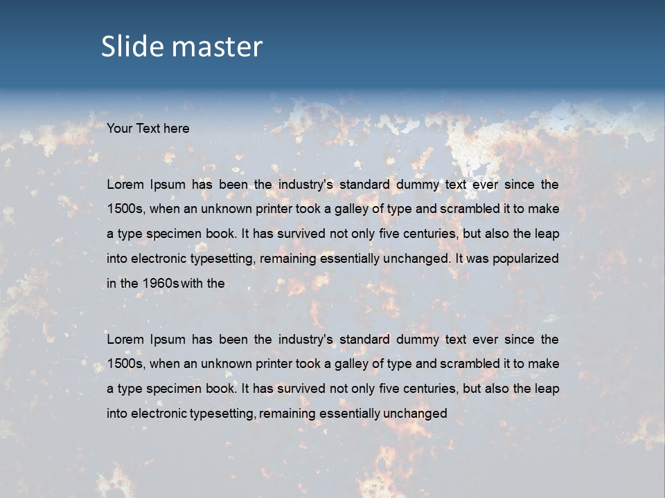 Backdrop Wall Effect PowerPoint Template