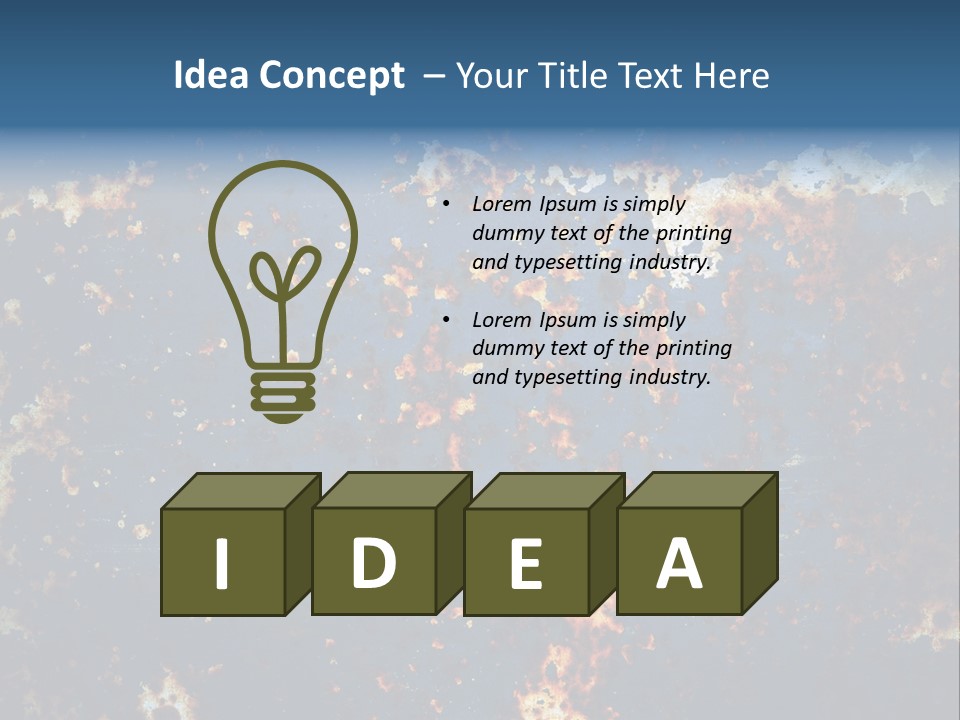 Backdrop Wall Effect PowerPoint Template