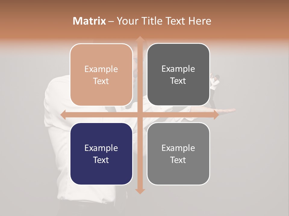 Businesswoman Boss Small PowerPoint Template