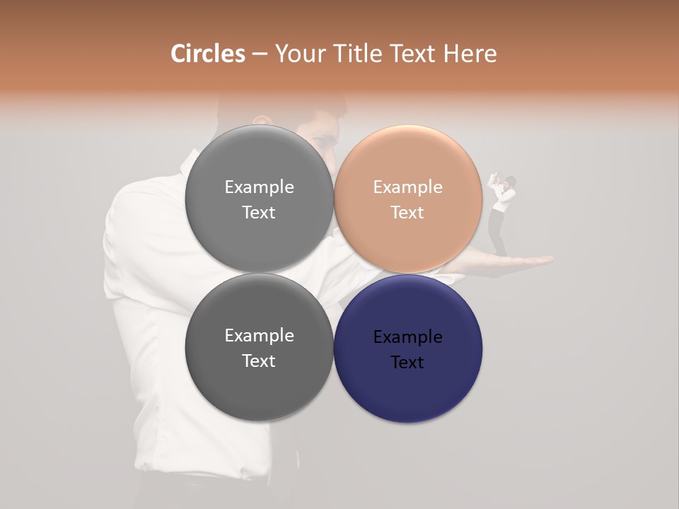 Businesswoman Boss Small PowerPoint Template