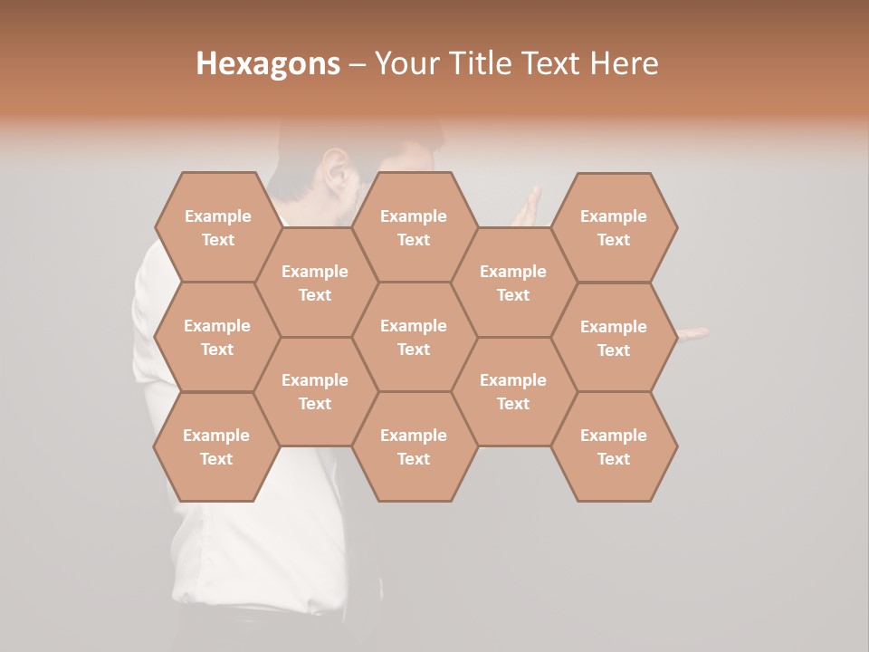 Businesswoman Boss Small PowerPoint Template