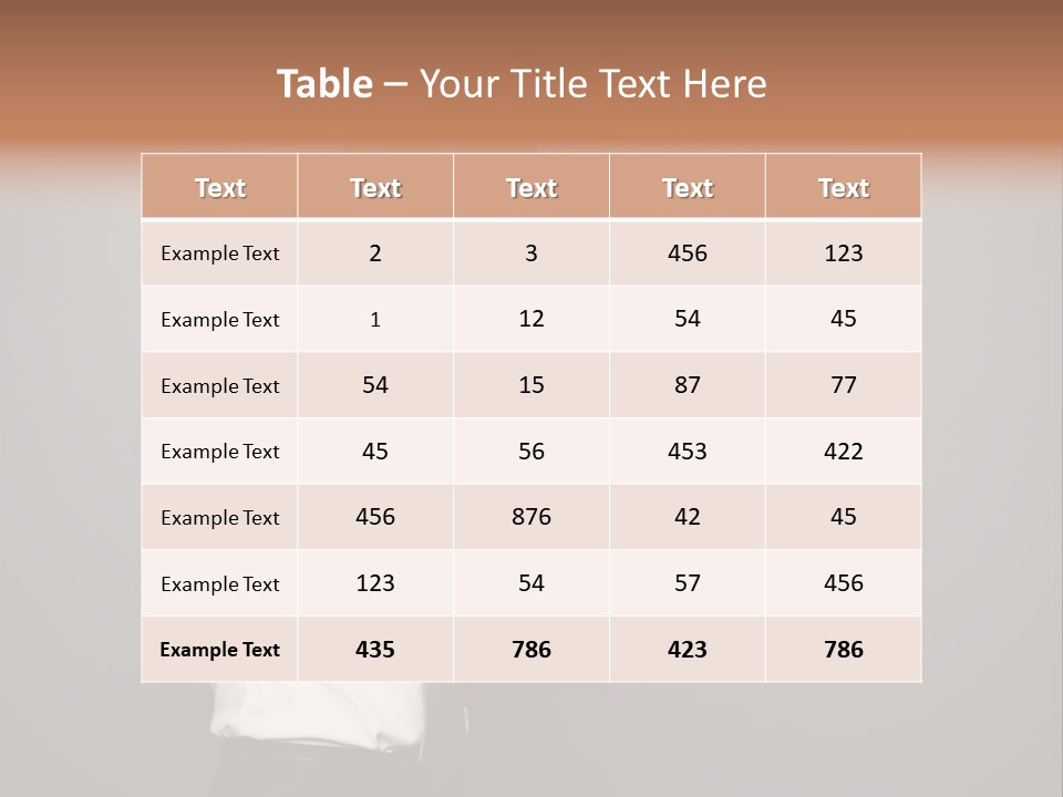 Businesswoman Boss Small PowerPoint Template