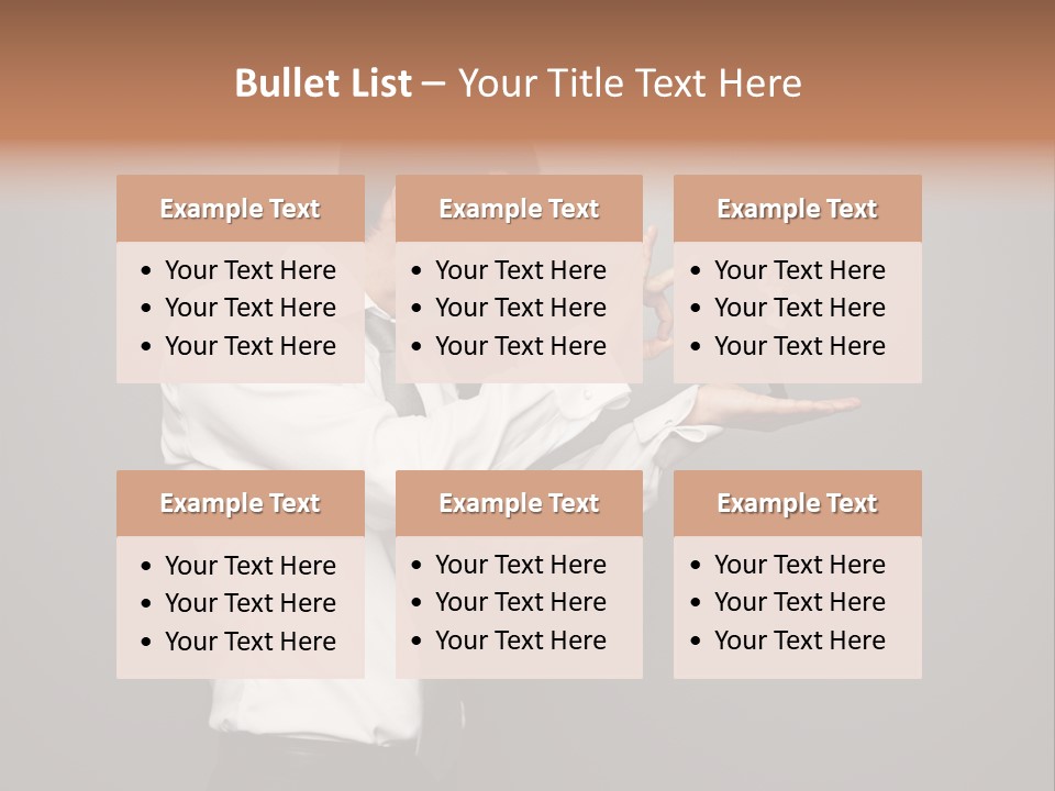 Businesswoman Boss Small PowerPoint Template