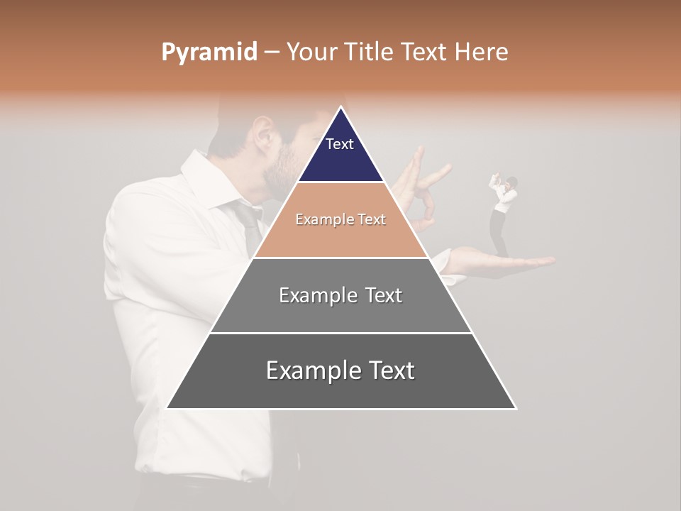 Businesswoman Boss Small PowerPoint Template