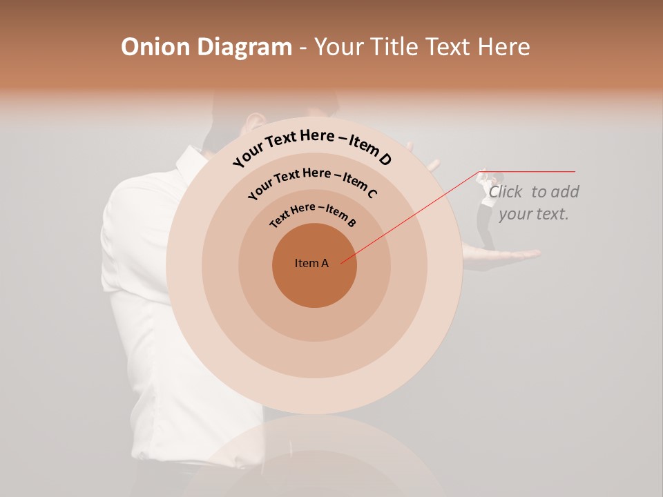 Businesswoman Boss Small PowerPoint Template