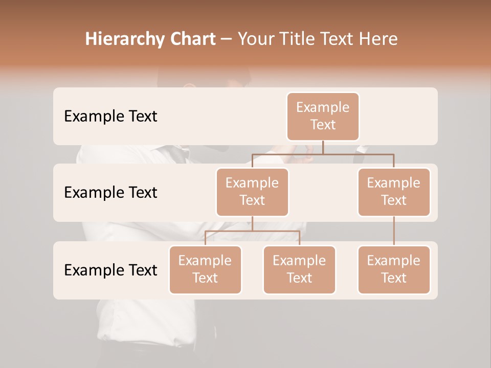 Businesswoman Boss Small PowerPoint Template