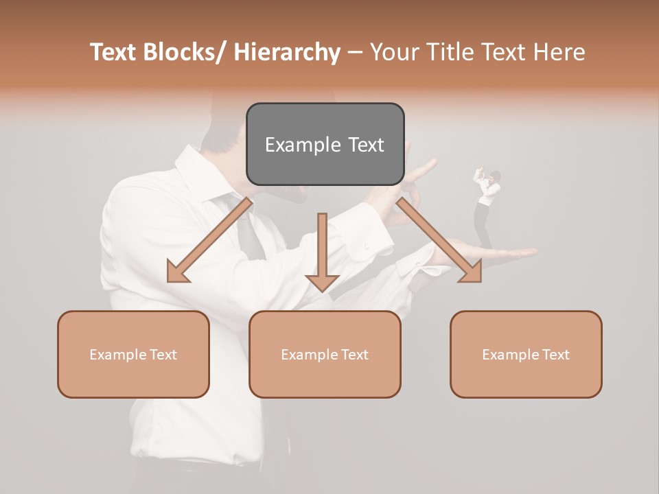 Businesswoman Boss Small PowerPoint Template