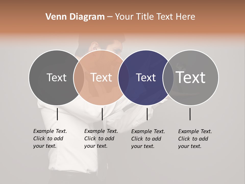 Businesswoman Boss Small PowerPoint Template