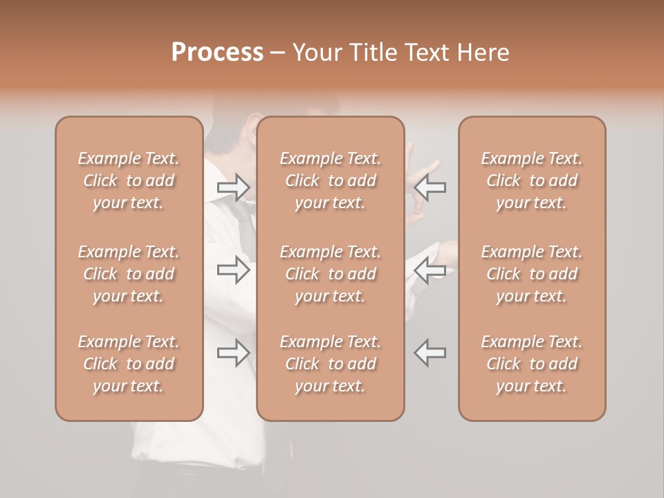 Businesswoman Boss Small PowerPoint Template