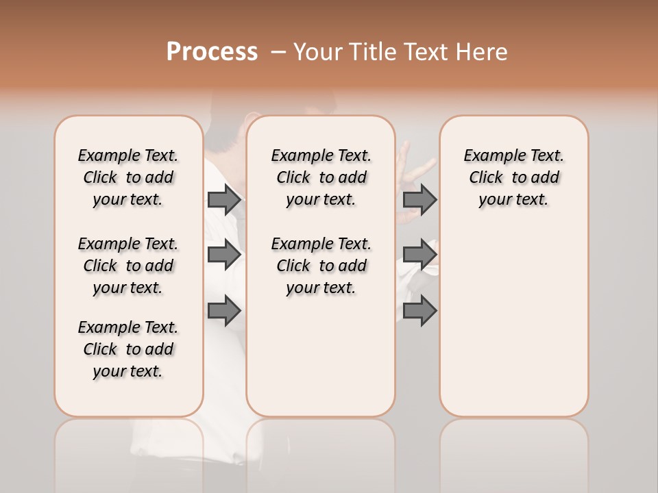 Businesswoman Boss Small PowerPoint Template