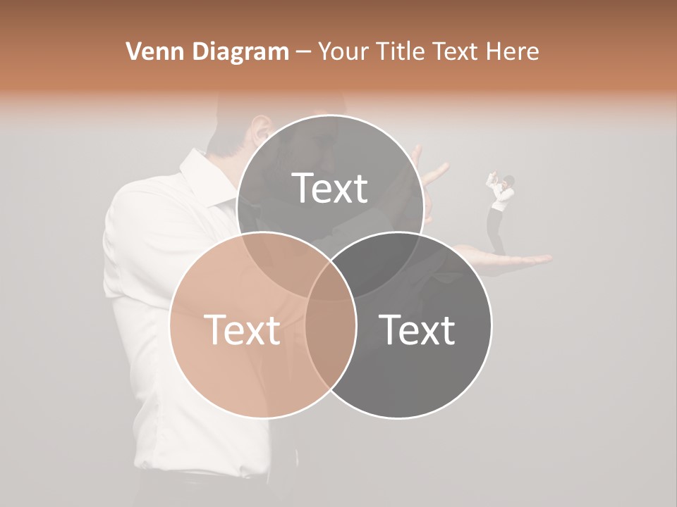 Businesswoman Boss Small PowerPoint Template