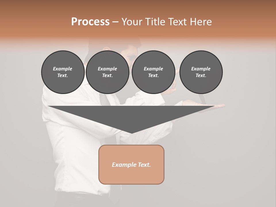 Businesswoman Boss Small PowerPoint Template