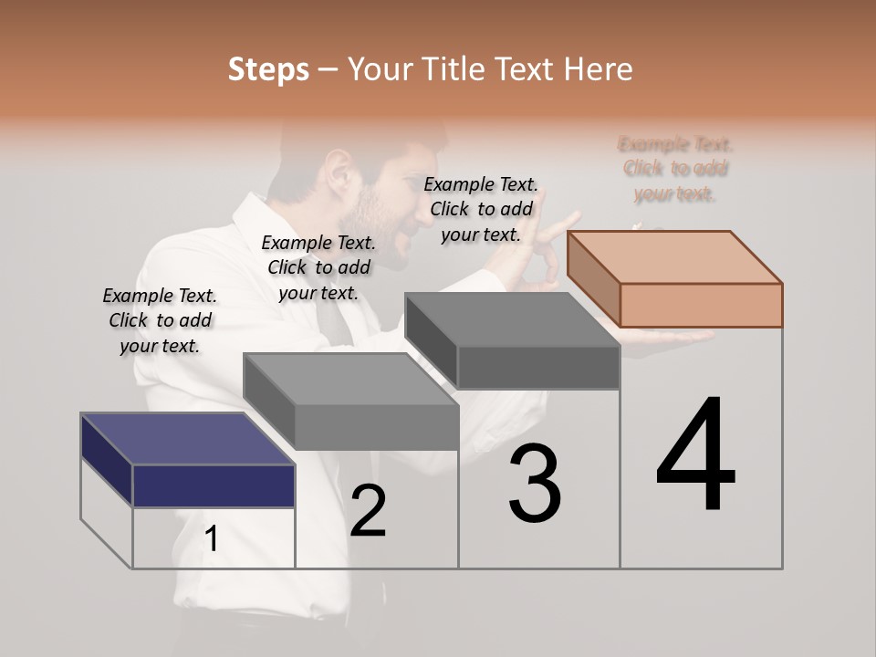 Businesswoman Boss Small PowerPoint Template
