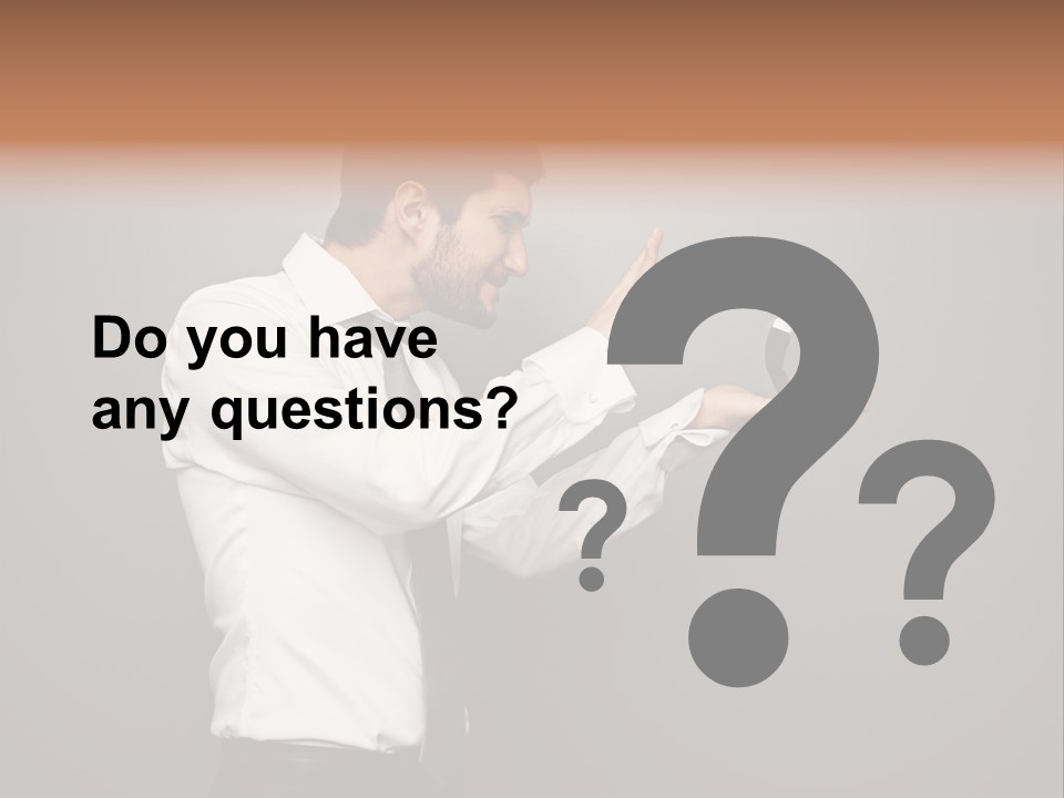 Businesswoman Boss Small PowerPoint Template