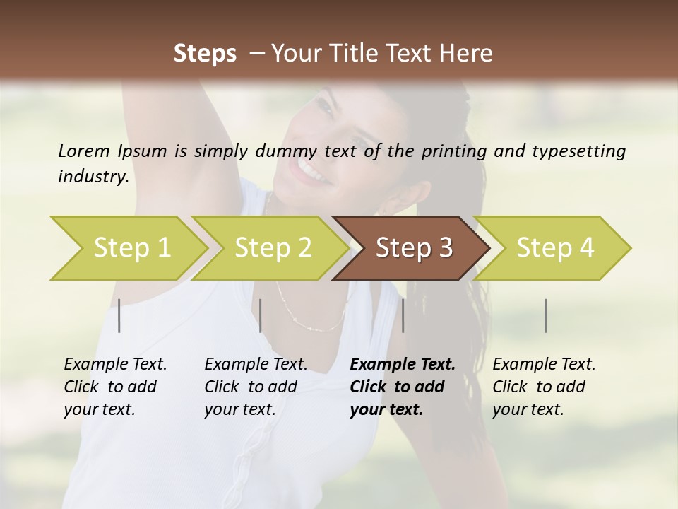 Sportswear Sportive Outdoors PowerPoint Template