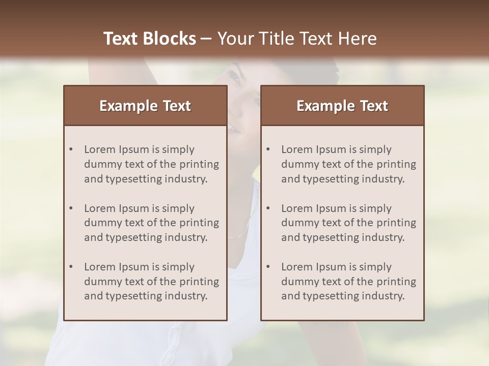 Sportswear Sportive Outdoors PowerPoint Template