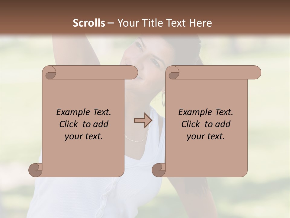 Sportswear Sportive Outdoors PowerPoint Template