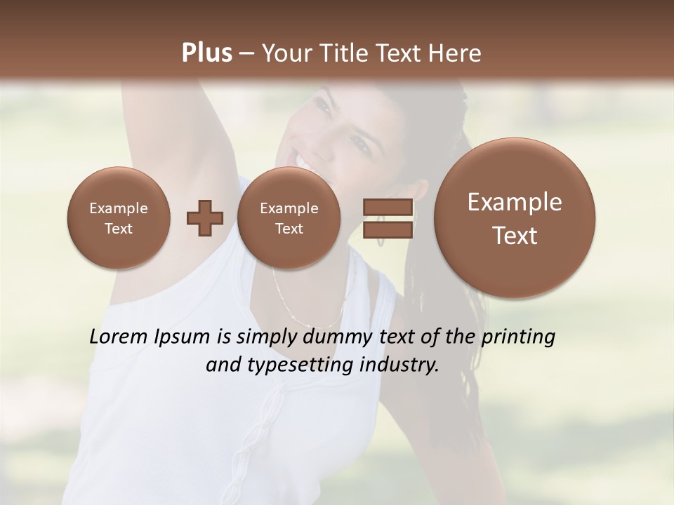 Sportswear Sportive Outdoors PowerPoint Template