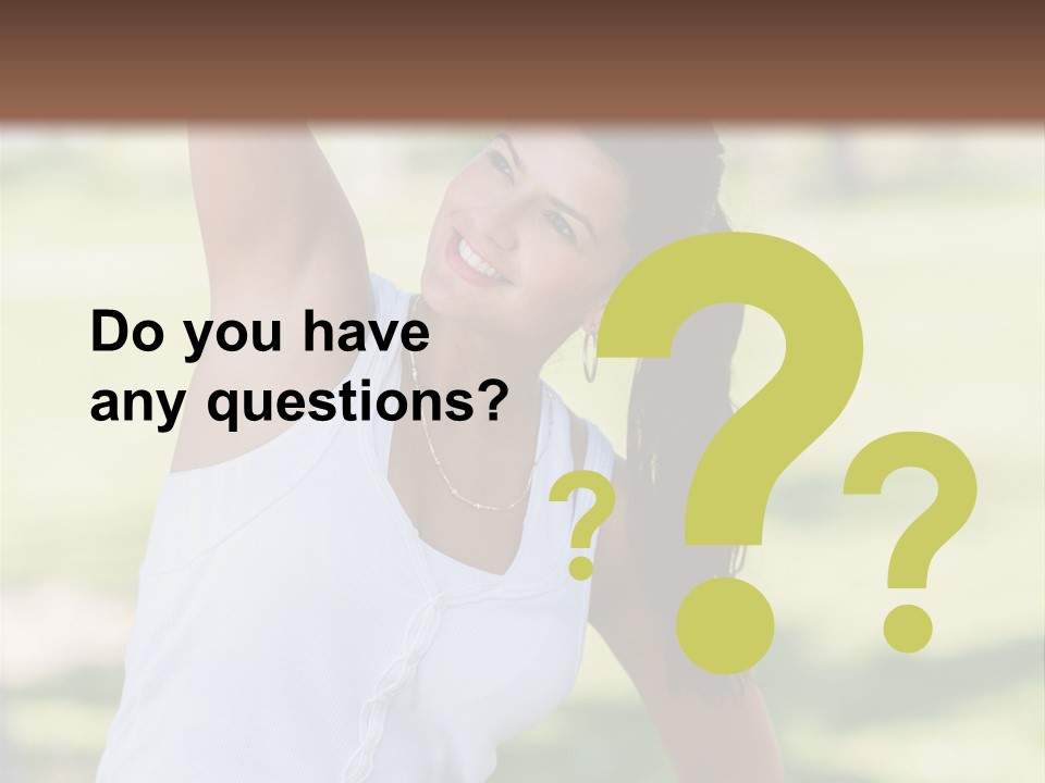 Sportswear Sportive Outdoors PowerPoint Template