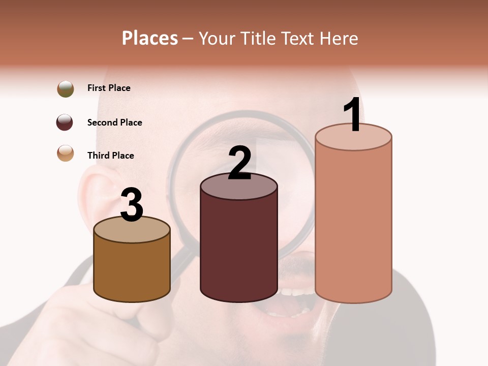 Look Man Eye PowerPoint Template