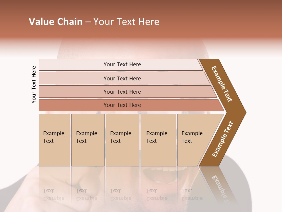 Look Man Eye PowerPoint Template