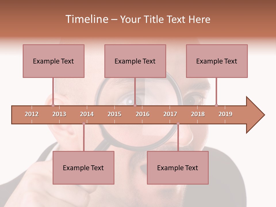 Look Man Eye PowerPoint Template