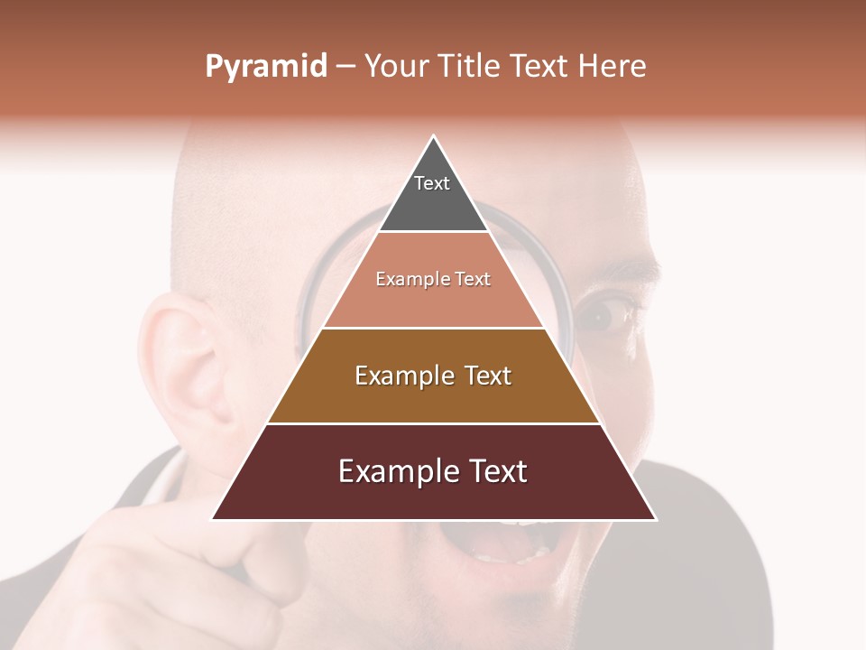 Look Man Eye PowerPoint Template