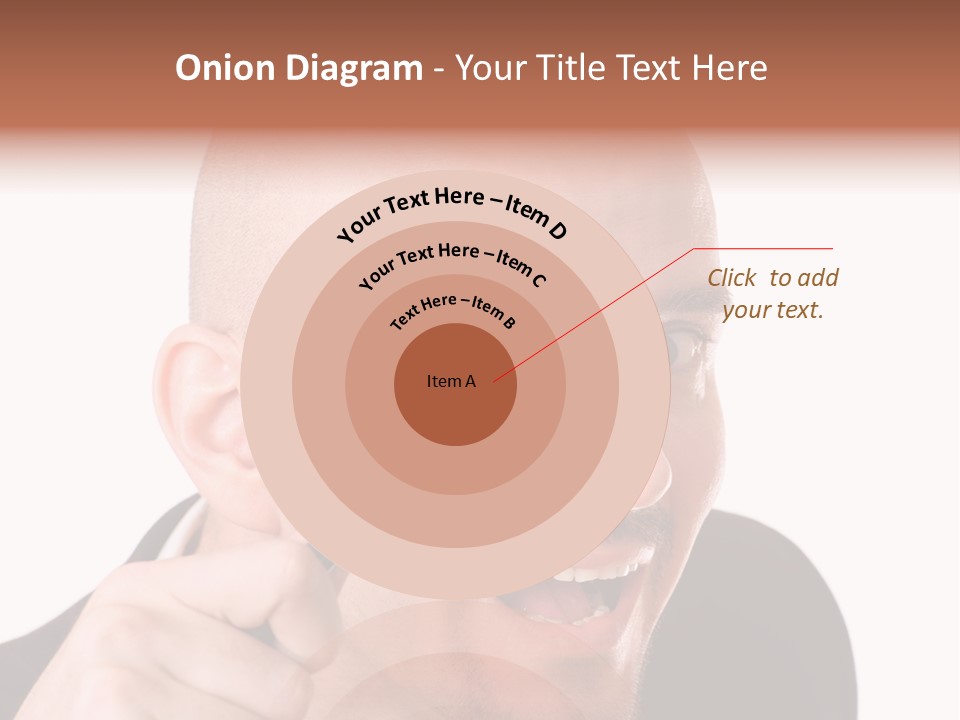 Look Man Eye PowerPoint Template