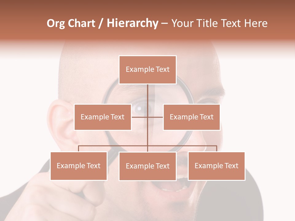 Look Man Eye PowerPoint Template