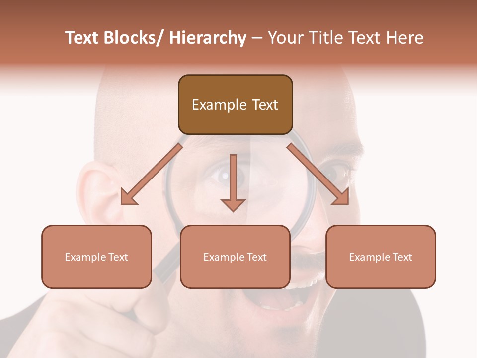 Look Man Eye PowerPoint Template