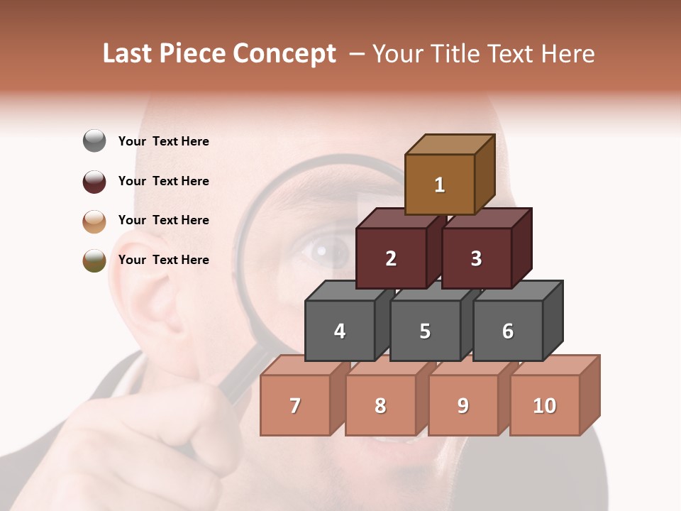 Look Man Eye PowerPoint Template